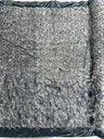 Feather Sequin Velvet Fabric - Feather And Sequin Design, 54" Width (1 Yard)