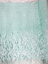 Feather Sequin Velvet Fabric - Feather And Sequin Design, 54" Width (1 Yard)