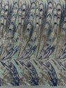 Feather Wing Sequin Fabric - Iridescent Feather Damask, 54" Width (1 Yard)