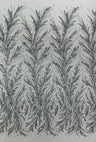Feather Wing Shiny Sequin Mesh Fabric - Feather Wing Sequin Design, 54" Width (1 Yard)