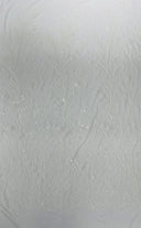 Feather Wing Shiny Sequin Mesh Fabric - Feather Wing Sequin Design, 54" Width (1 Yard)
