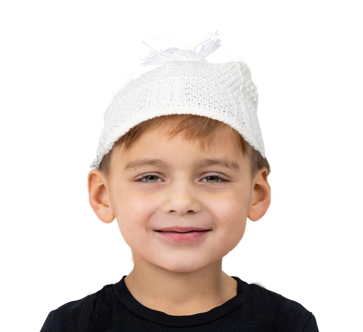 Bucharin Kippa - Knitted Yarmulka