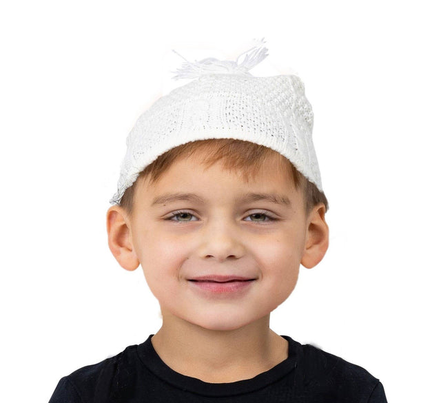 Bucharin Kippa - Knitted Yarmulka