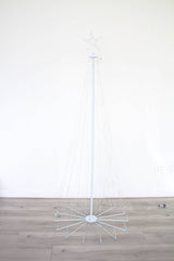6FT Tree Light Outdoor w Star Warm White