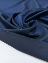 Italian Changeant Jacquard Suiting Fabric Blue Black