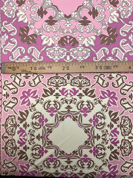 Polyamide Elastane Knitted Fabric Printed Geometric