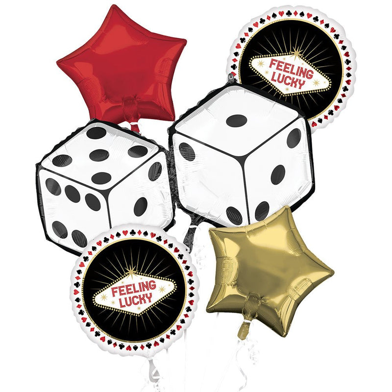 Casino Balloon Bouquet Feeling Lucky