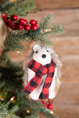 4” Felt Hedgehog Ornament