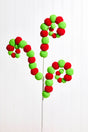 28" Felt Ball Spiral Curly Spray