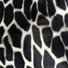 Giraffe Velboa Faux Fur Fabric - Brown/Black Giraffe Pattern, 60" Width (1 Yard)