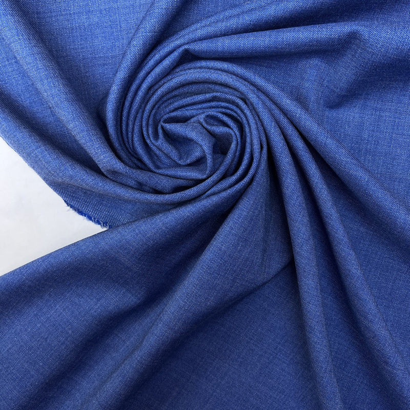Polyamide Elastane Melange Blue Fabric