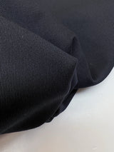 Blue Wool Stretch Twill Fabric