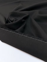 Wool Jacquard Fabric Black
