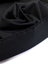 Black Triacetate Cotton Twill