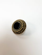 Italian Golden Black Metal Sewing Notions