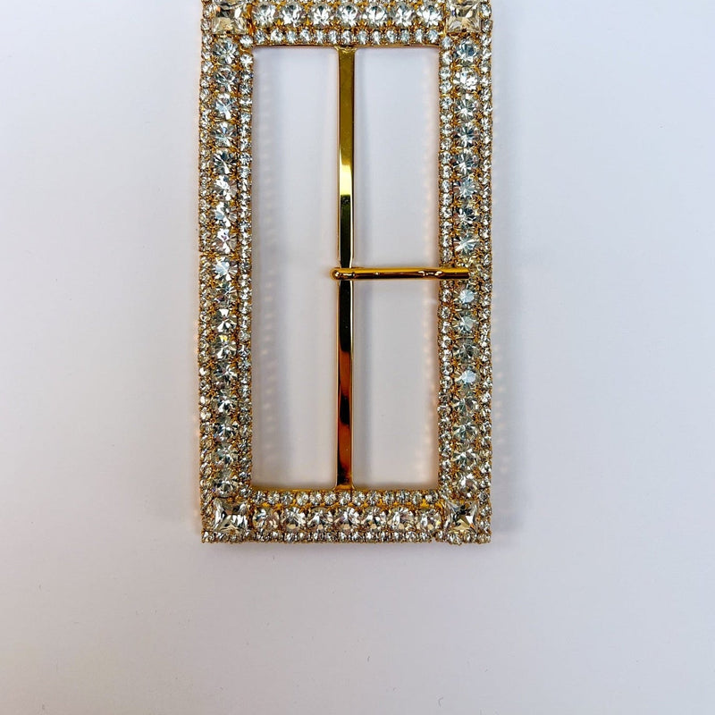 Golden Metal Crystals Sewing Notions