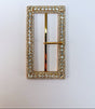 Golden Metal Crystals Sewing Notions