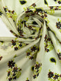 Viscose Batiste Printed Green Beige
