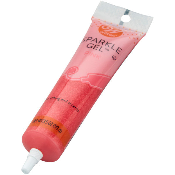 Wilton Pink Sparkle Gel – 3.5 oz.