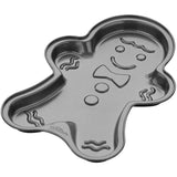 Wilton Non-Stick Christmas Gingerbread Man-Shaped Cookie Pan, 11 x 8-Inch