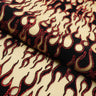 Fiery Glittered Flocked Stretch Mesh Nylon Spandex Fabric - Glittered Flocked Stretch Mesh, 58" Width (1 Yard)