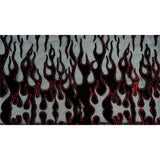 Fiery Glittered Flocked Stretch Mesh Nylon Spandex Fabric - Glittered Flocked Stretch Mesh, 58" Width (1 Yard)