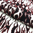 Glittered Flocked Stretch Mesh Fabric