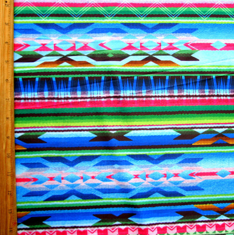 Swim Knit Nylon Lycra Fiesta Blue Colorway