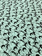 Robert Kaufman Frida Cotton Fabric - Blue Frida Face Print, 44/45" Width (1 Yard)