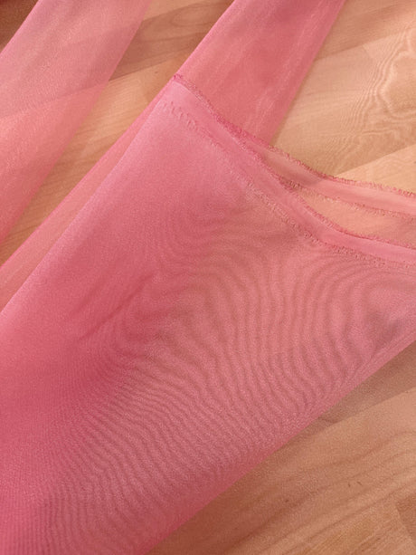 Crystal Organza Polyester Fabric - Dusty Rose, 58/59" Width (1 Yard)