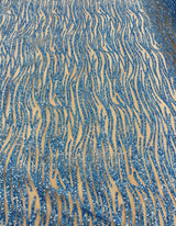 Glitter Lace Polyester Fabric - Sparkly Sheer Mesh, 59/60" Width (1 Yard)