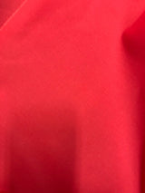 Classic Solid Poly Cotton Fabric - Red, 58-59" Width (1 Yard)