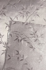 Ice Pink Metallic Vine Polyester Brocade Fabric - Ice Pink, Metallic Silver Vine Pattern, 58/59" Width (1 Yard)