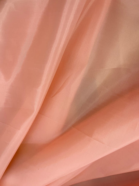 Solid Lining 100 Percent Polyester Fabric - Peach, 58-59" Width (1 Yard)
