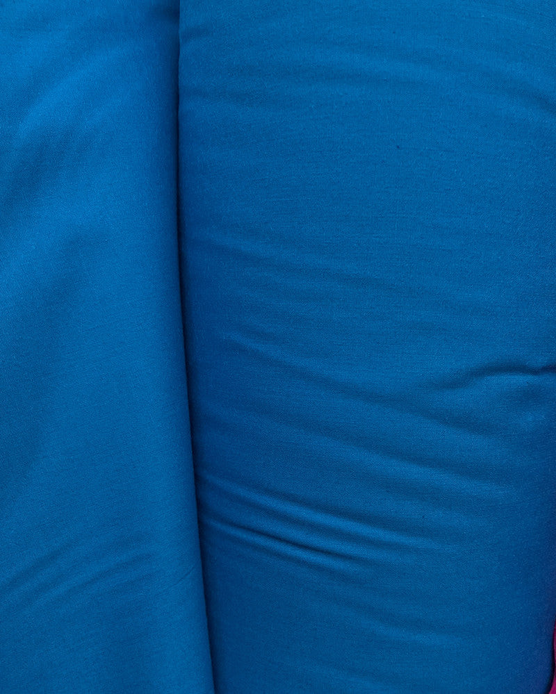 Dark Turquoise Poly Cotton Fabric - Dark Turquoise, 58/59" Width (1 Yard)