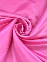 Peau De Soie Dull Satin Polyester Fabric - Hot Pink, 58/59" Width (1 Yard)