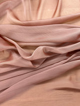 Two Tone Polyester Chiffon Fabric - Rose Tan, 58/59" Width (1 Yard)