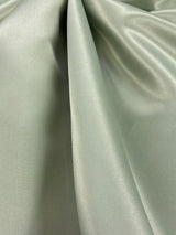 Dull Satin Peau De Soie Polyester Fabric - Sage, Matte Finish, 58/59" Width (1 Yard)