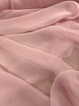 Two Tone Chiffon Polyester Fabric - Pink, 58-59" Width (1 Yard)
