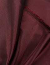 Burgundy Taffeta Polyester Fabric - Burgundy Solid, 58/59" Width (1 Yard)