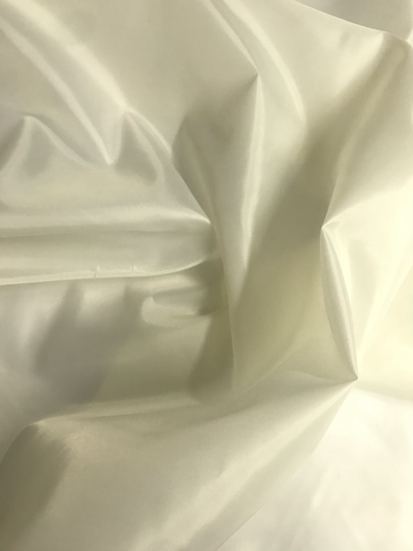 Ivory Polyester Lining Fabric - Ivory Solid, 58/59" Width (1 Yard)