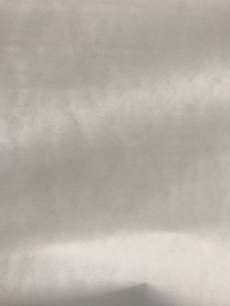 Non Woven Iron-On Fusible Interfacing Polyester Fabric - White, 58/60" Width (1 Yard)