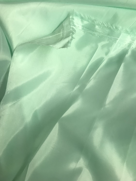 Mint Lining Polyester Fabric - Solid Mint, 58/59" Width (1 Yard)