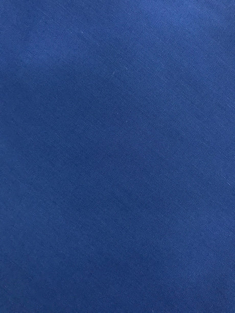 Royal Blue Poly Cotton Fabric - Royal Blue, 58/59" Width (1 Yard)