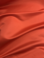 Peau De Soie Dull Satin Polyester Fabric - Burnt Orange, 58/59" Width (1 Yard)