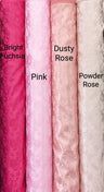 Satin Brocade Polyester Fabric - Multiple Colors, Floral Jacquard, 58/59" Width (1 Yard)