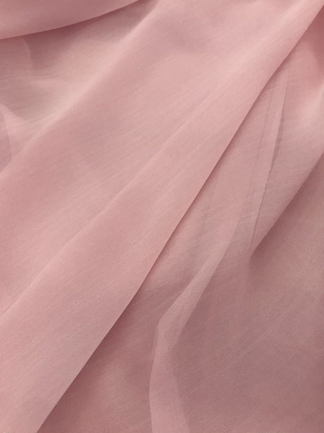 Two Tone Chiffon Polyester Fabric - Pink, 58-59" Width (1 Yard)