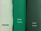 Cotton Gauze Cotton Fabric - Multiple Colors, 49/50" Width, Lightweight, Semi-Sheer (1 Yard)