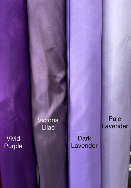 Pale Lavender 100 Percent Polyester Taffeta Fabric - Solid Pale Lavender, 58/59" Width (1 Yard)