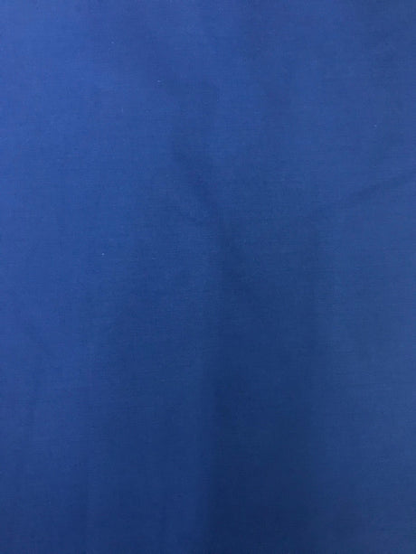 Royal Blue Poly Cotton Fabric - Royal Blue, 58/59" Width (1 Yard)
